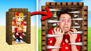 Майнкрафт, но КОШМАРНЫЕ ПОСТРОЙКИ СТАНОВЯТСЯ ЖИВЫМИ…