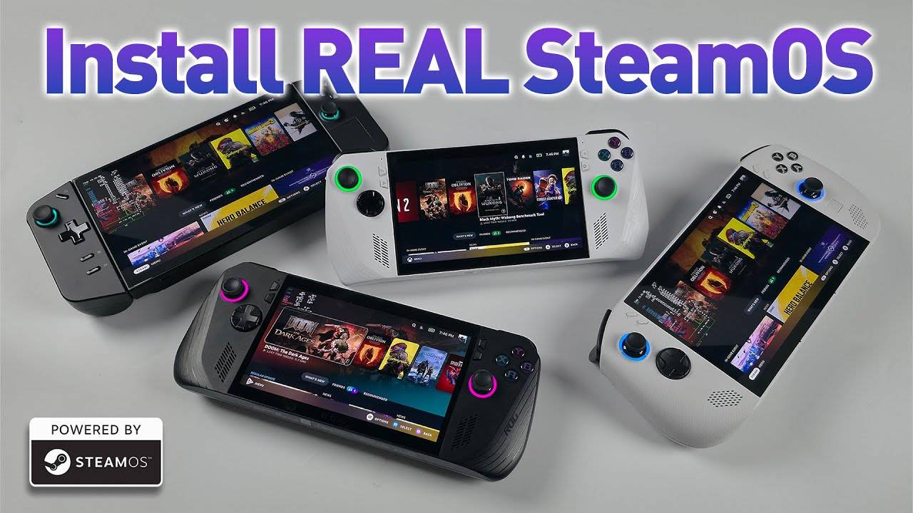 How To Install REAL SteamOS on the ROG Ally, Legion GO and Others! смотреть онлайн