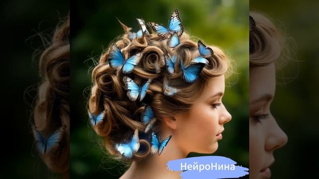 Причёска бабочки смотреть онлайн