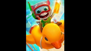 Говорящий Том бег за золотом