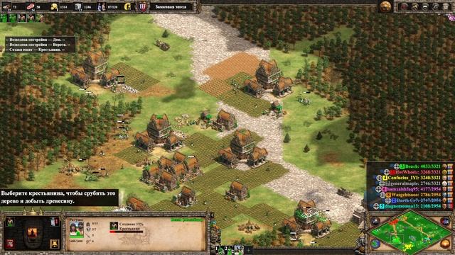 Чил против нубов Age of Empires II Definitive Edition