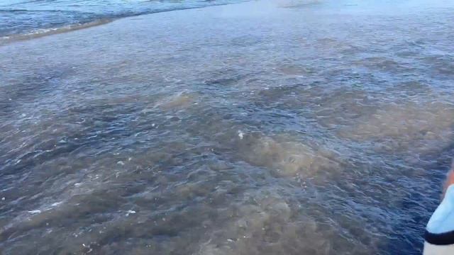 Поплавала в Тихом Океане первый раз в жизни