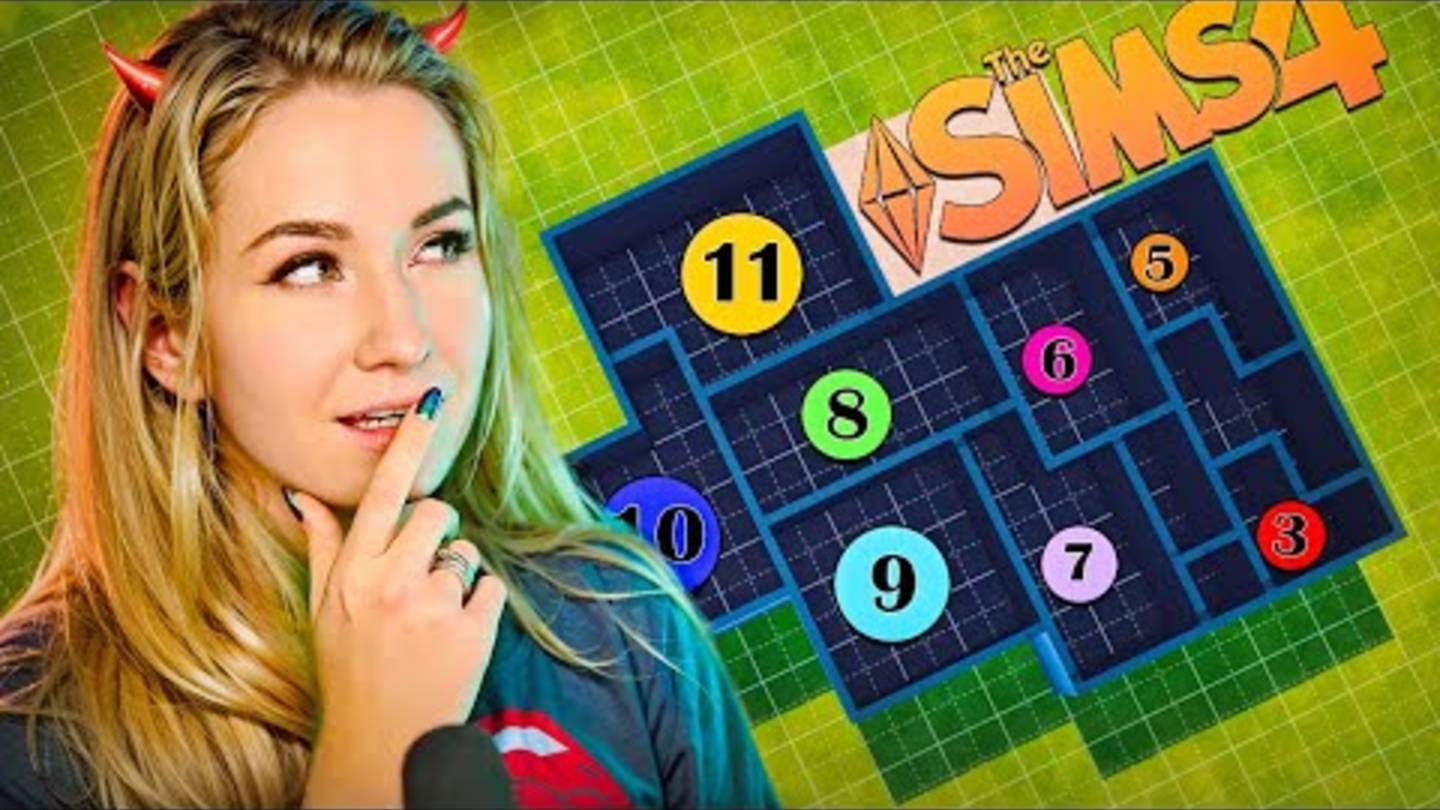 Строю дом, и каждая комната увеличивается на 1 клетку в симс 4 смотреть онлайн