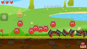 Красный Шар - мод на игру БОССОМ на уровне ! Red Ball 4 mod 100 sq
