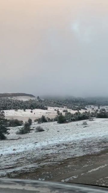 Плато Ай-Петри в снегу смотреть онлайн