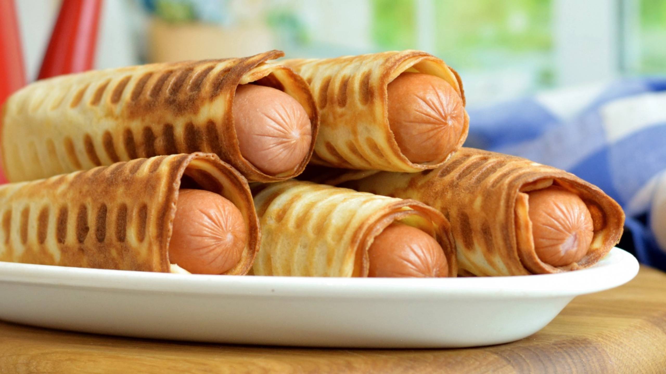 Дети забыли про Хот-доги! Теперь просят только вафли с сосисками :) смотреть онлайн