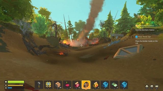 Scrap mechanic survival серия-5 | Пробрался на заброшенную фабрик? смотреть онлайн