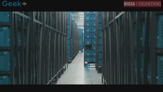 PopPick (инвентарный ящик к человеку) in Askul company (Japan) смотреть онлайн