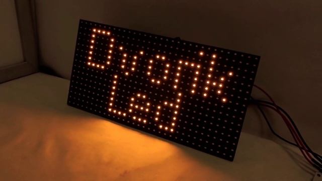 Модуль жовтий SMD P10 160х320 мм 16*32 Pix IP65 для LED екрану – огля