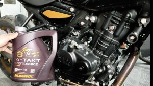 Замена масла в двигателе Royal Enfield Himalayan 450