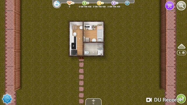 Строительство дома 5×5 в The Sims FreePlay смотреть онлайн