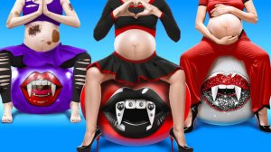 🦇Волшебство превратило меня в беременного вампира! 🍼 Лайфхаки для родителей