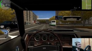 City Car Driving - Chevrolete Chevelle SS 1970 - Американ Раритет - Руль Logitec