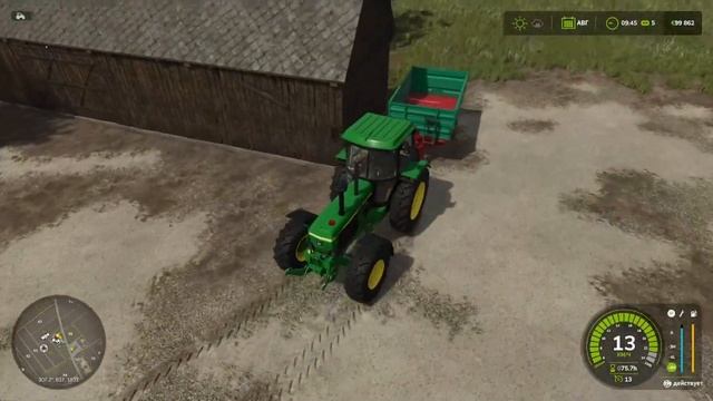 Первый сбор урожая в этом году!  Farming Simulator 25