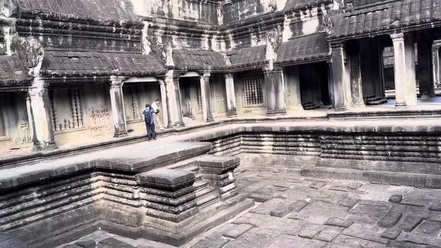 Азия.Камбоджа.Сиемреап.Ангкор Ват-наследие ЮНЕСКО.Дек