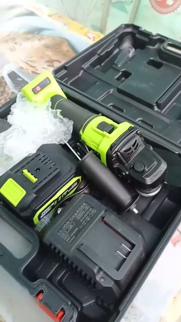 Аккумуляторная болгарка 125 BILDR с 2 аккумуляторами 6 Ам*ч угловая шлифовальная машина УШМ смотреть онлайн