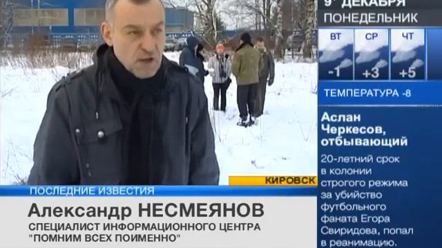 ТВ100 Места захоронений солдат, погибших в операции по ?