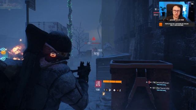 Вспоминаем снежный режим выживания с Енотом в The Division - смотреть онлайн