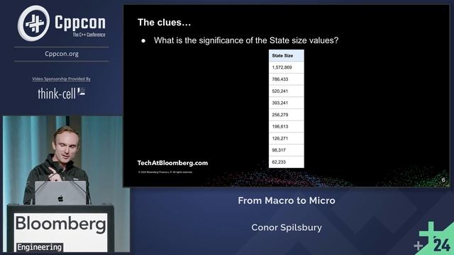 Lightning Talk: From Macro to Micro in C++ - Conor Spilsbury - CppCon 2024 смотреть онлайн