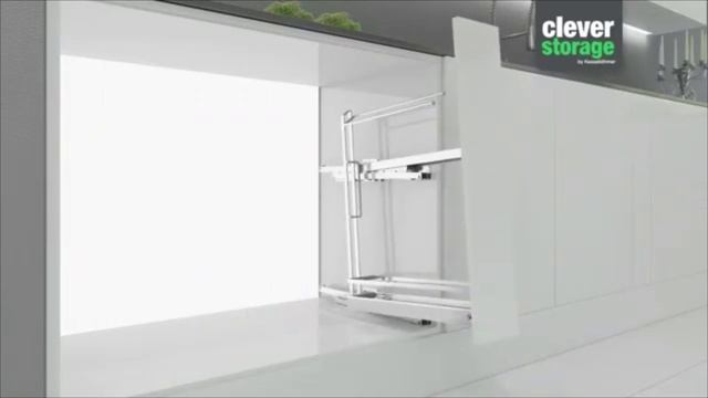 Установка и регулировка механизма для узких пространств нижних шкафов Kesseböhmer №15 смотреть онлайн