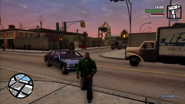 GTA SA. За что дали звезды розыска? смотреть онлайн