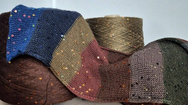 Bellino, GG Filati | Лён с пайетками | обзор пряжи