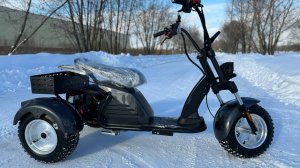 🛵  Обзор  на легенду✅  2 мотора делают 👉дела🛴Электроскутер Trike🔥IКINGI М6 pro 6000w 60v 30Ah😉