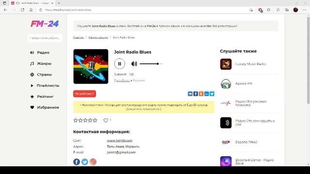 Joint Radio Blues – слушать онлайн бесплатно