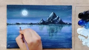 Как рисовать всего тремя цветами акрилом