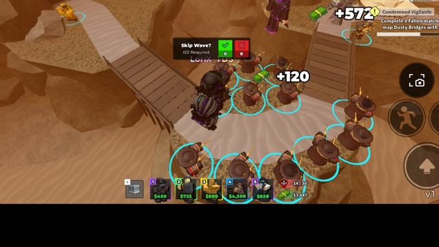 Как пройти 4/4 часть миссии Fallen Cowboy | Tower Defense Simulator