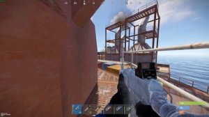 Как лутать маленькую нефтевышку в раст