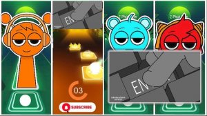 Incredibox Sprunki - Прыгающий шаг по плиткам Анимация Танцевальная песня Coffin (КАВЕР)