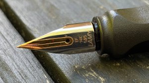 Золотые перья Lamy Z55 и Z58 (EF, M и B)