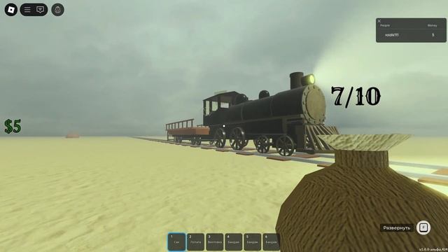 Ночь, Рельсы и Толпы Зомби! \ Dead Rails roblox смотреть онлайн