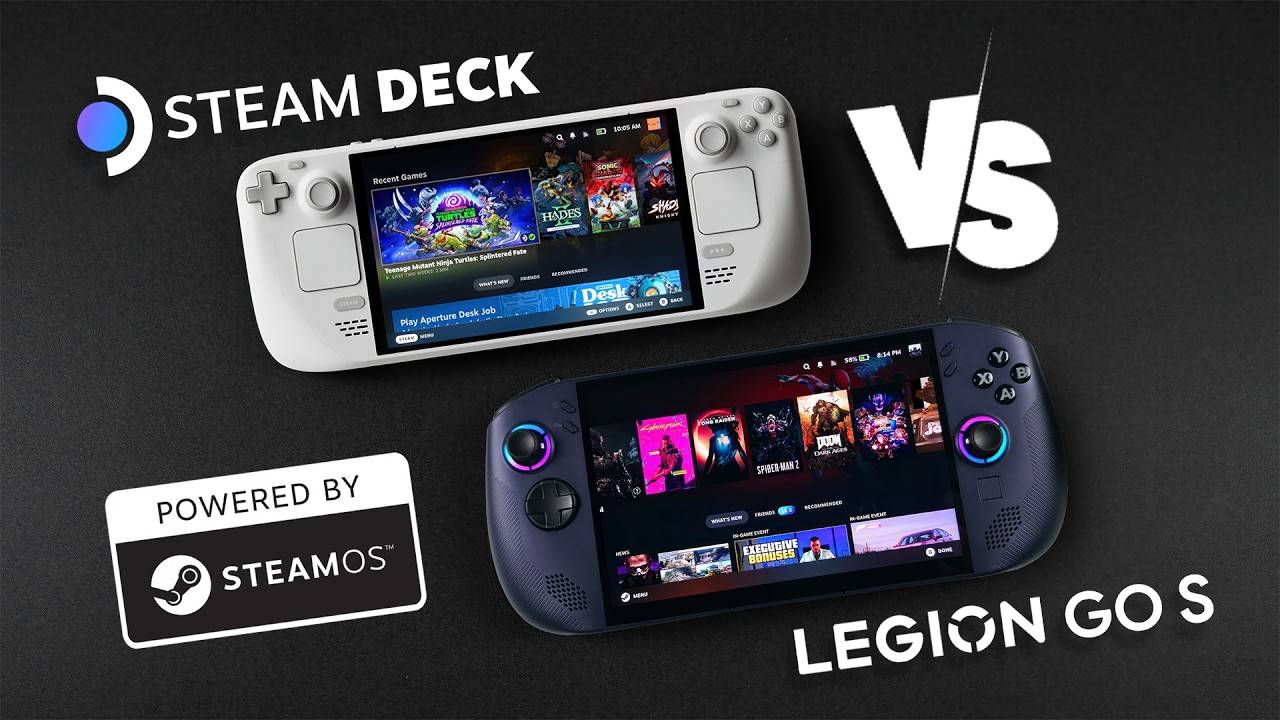 Steam Deck VS Legion GO S can this new handheld take down the SteamOS King? смотреть онлайн