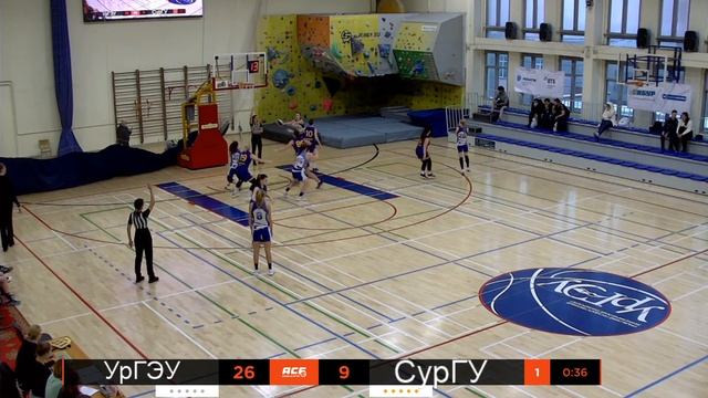 Баскетбол матч УрГЭУ - СурГУ смотреть онлайн
