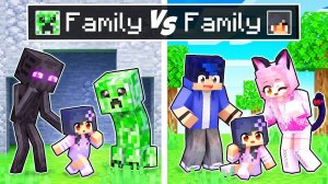 Мафиозная семья Майнкрафт против ОБЫЧНОЙ семьи— Мультик с Персонажами Майнкрафт