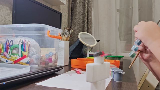 Раскрашивую Фигурку Roblox напечатанную на 3д принтере: С смотреть онлайн