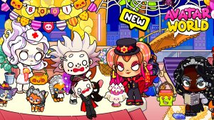 Попала на ВЕЧЕРИНКУ НЕЧЕСТИ 🫣 и ПОТЕРЯЛАСЬ ВО ВРЕМЕНИ ♥️AVATAR WORLD ХОРРОР♥️