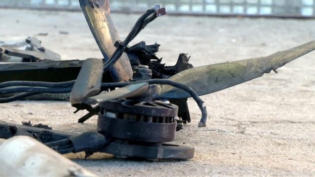 Украинский дрон упал на территорию школы в Курске смотреть онлайн