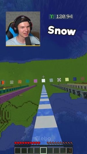 ПРЫЖКИ С ВЫСОТЫ В MINECRAFT☠️ 987% #shorts #шортс #minecraft #майнкрафт #проверка #майн #lisfox