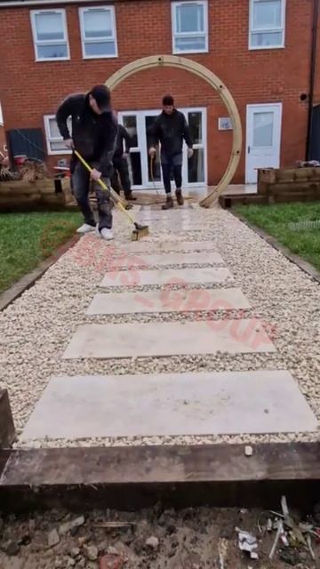 дизайн ландшафтный - дорожка в саду