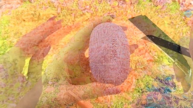 1 hour cutting soap into cubes. 1 час резки мыла кубиками. Satisfying dry soap смотреть онлайн