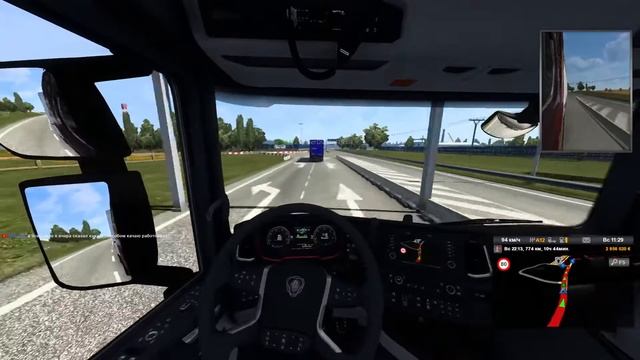 катаюсь на грузовичке в ETS 2 онлайн #2 смотреть онлайн