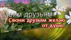 13 февраля день женской дружбы. Моим друзьям желаю от души. Песня про друзей