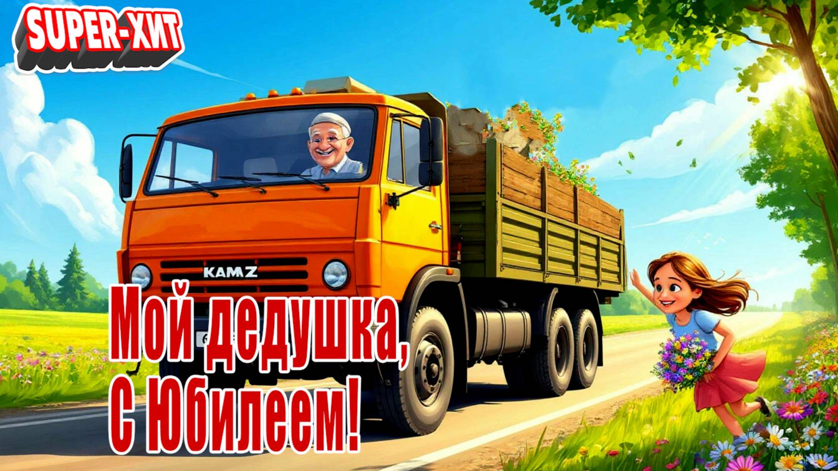Дедушка с юбилеем! (песня на заказ - Музыкальный Апельсин) смотреть онлайн