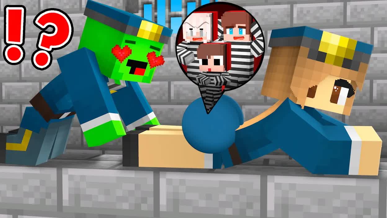 Семейка сбегает из тюрьмы Майки в МАЙНКРАФТЕ