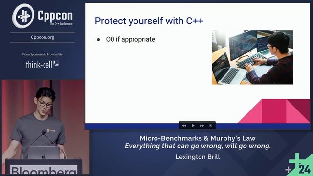 Lightning Talk: Micro C++ Benchmarks & Murphy's Law - Lexington Brill - CppCon 2024 смотреть онлайн