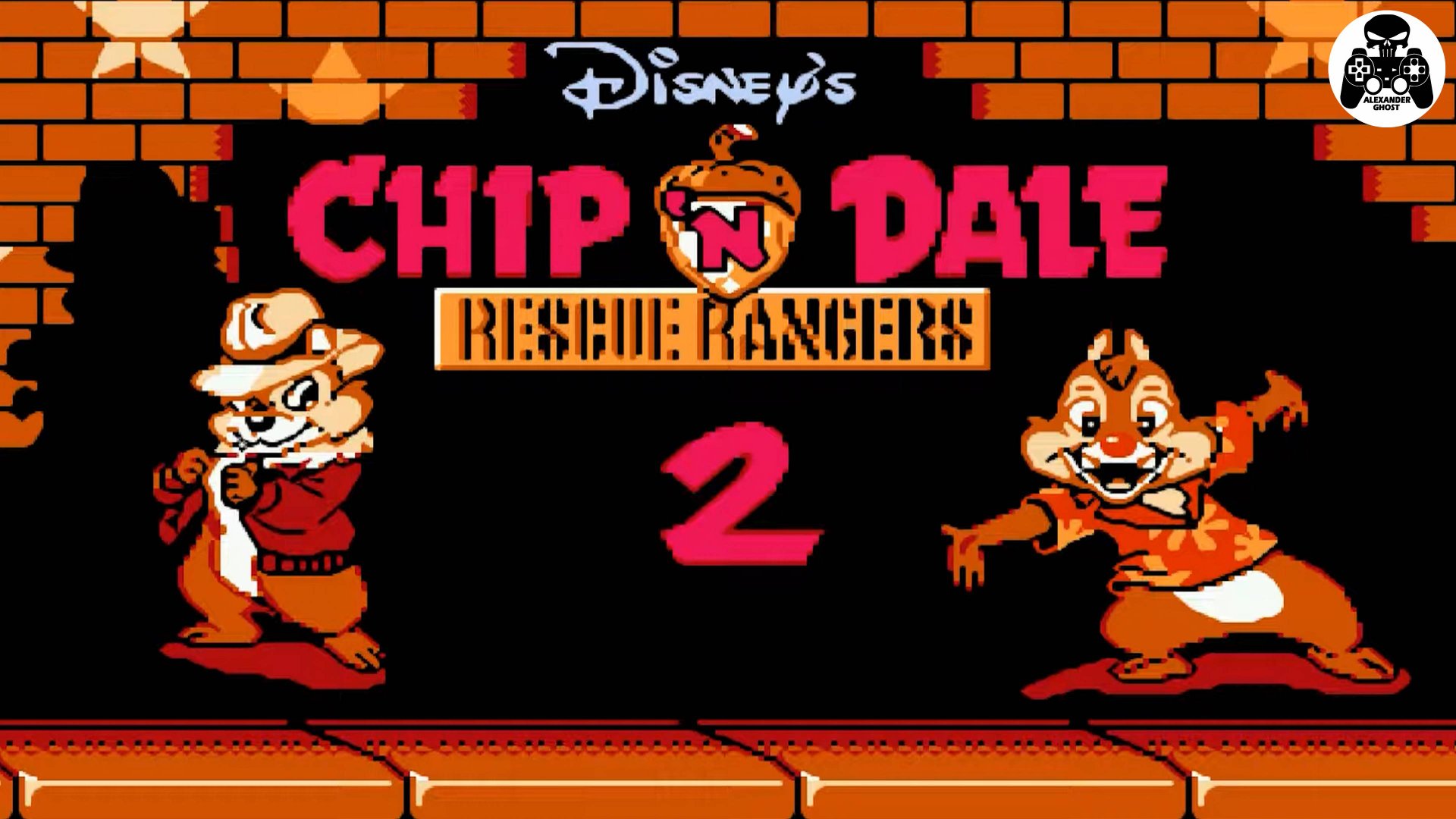 Chip'n Dale Rescue Rangers 2 прохождение NES/Famicom/Dendy (Чип и Дейл 2) смотреть онлайн