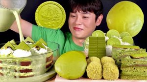 Зеленый мукбанг